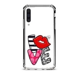 Love θήκη διάφανη & σχέδιο  d1097 γιά Galaxy A50s
