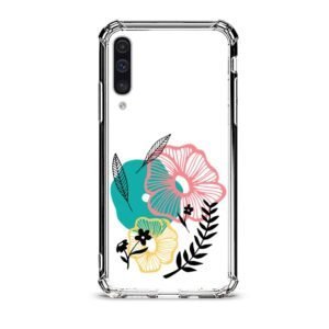 Flowers θήκη διάφανη & σχέδιο  d1098 γιά Galaxy A50s
