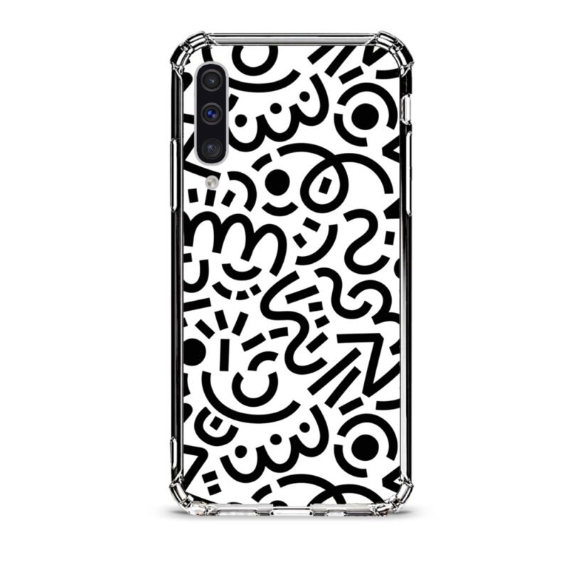 Abstract pattern θήκη διάφανη & σχέδιο  d1101 γιά Galaxy A50s