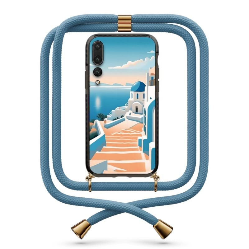 Greek island θήκη με κορδόνι & σχέδιο 9909 για Huawei P20 Pro