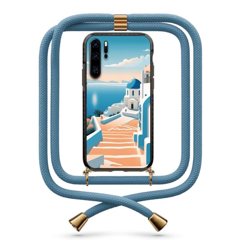 Greek island θήκη με κορδόνι & σχέδιο 9909 για Huawei P30 Pro