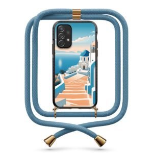 Greek island θήκη με κορδόνι & σχέδιο 9909 για  Galaxy A72