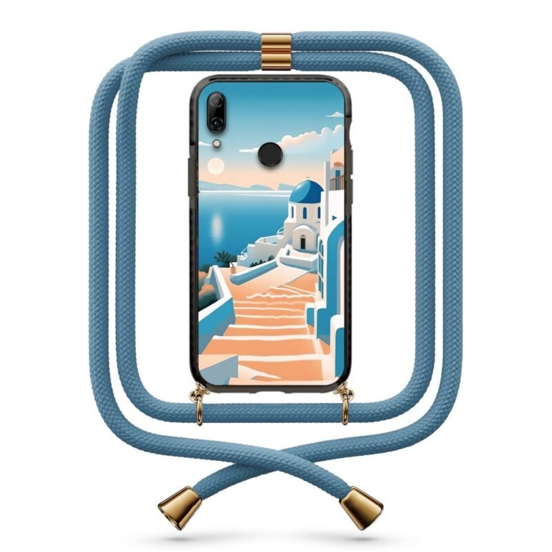 Greek island θήκη με κορδόνι & σχέδιο 9909 για Honor 10 Lite