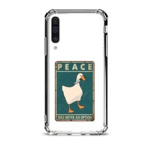 No piece duck θήκη διάφανη & σχέδιο  d1107 γιά Galaxy A50s