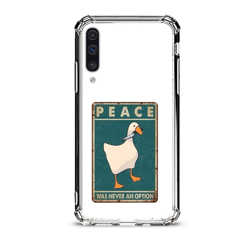 No piece duck θήκη διάφανη & σχέδιο  d1107 γιά Galaxy A50s