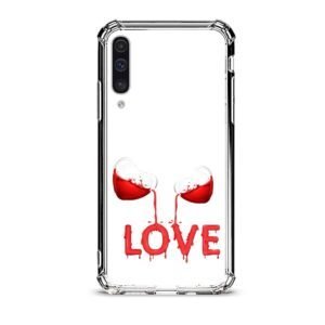 Liquid love θήκη διάφανη & σχέδιο  d1110 γιά Galaxy A50s