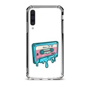 Vintage cassette θήκη διάφανη & σχέδιο  d1122 γιά Galaxy A50s