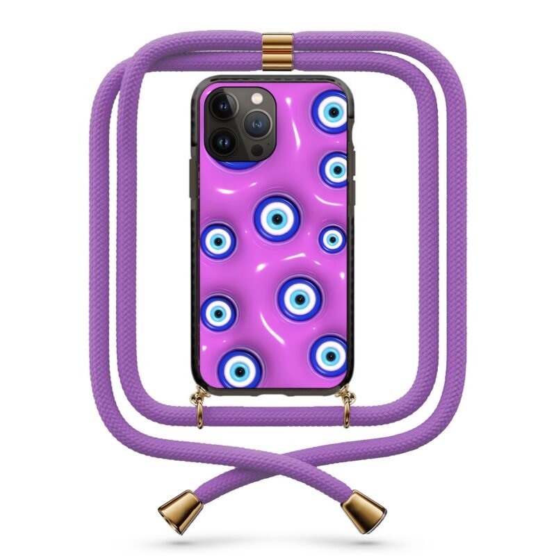 Evil eye θήκη κινητού με κορδόνι 9794 γιά iPhone 15 Pro Max