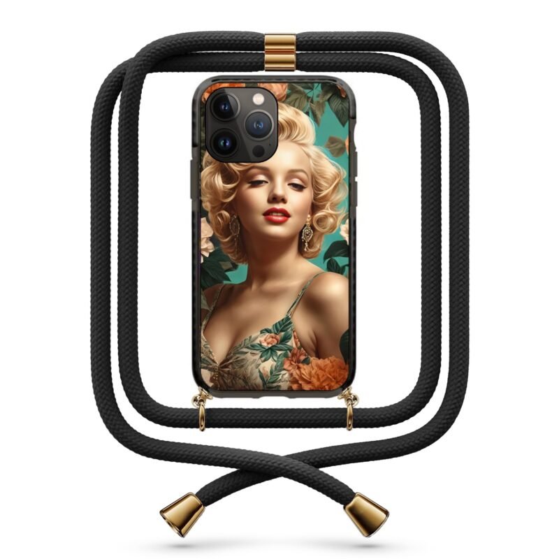 Marylin Monroe θήκη κινητού με κορδόνι 9834 γιά iPhone 15 Pro Max