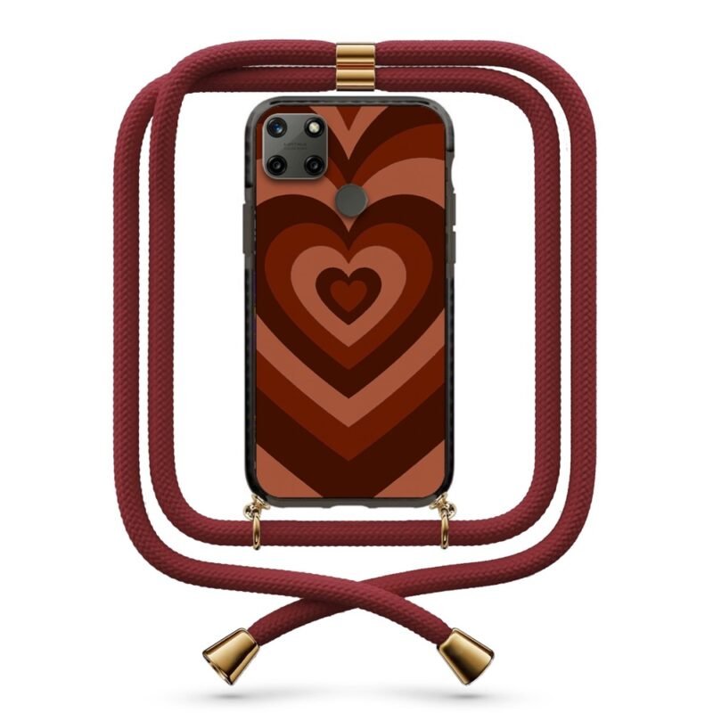 Heart illusion θήκη με κορδόνι & σχέδιο 9910 για Realme C25Y