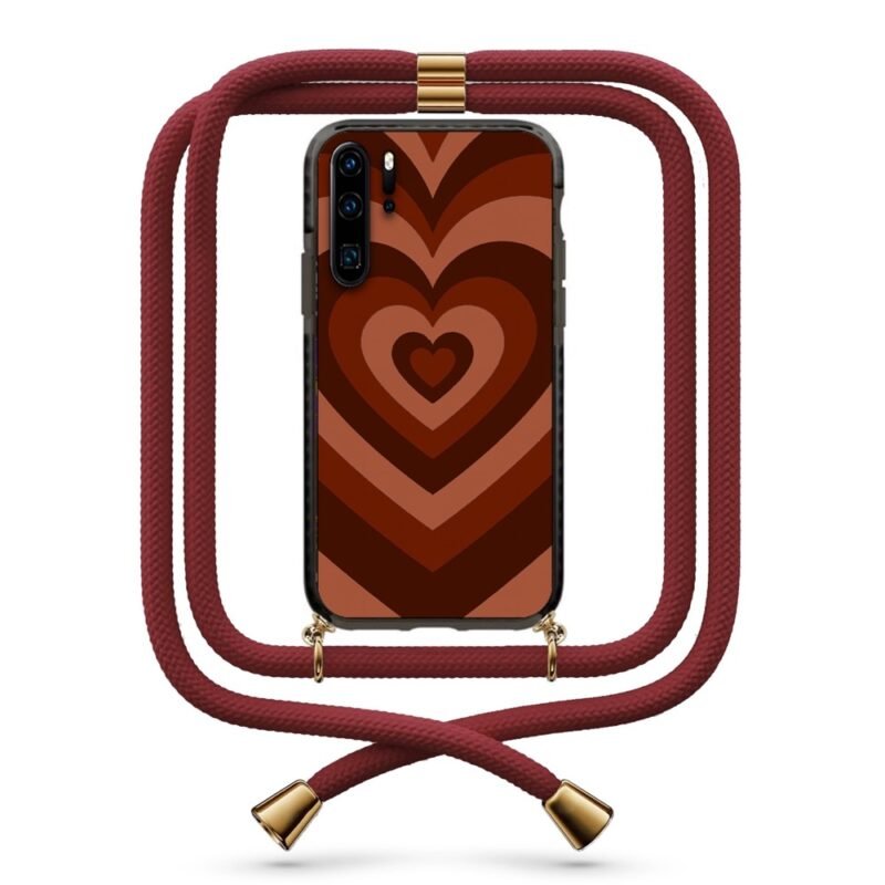 Heart illusion θήκη με κορδόνι & σχέδιο 9910 για Huawei P30 Pro