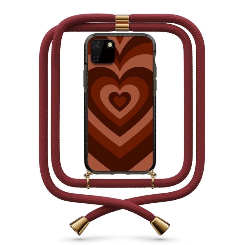 Heart illusion θήκη με κορδόνι & σχέδιο 9910 για Huawei Y5P 2020