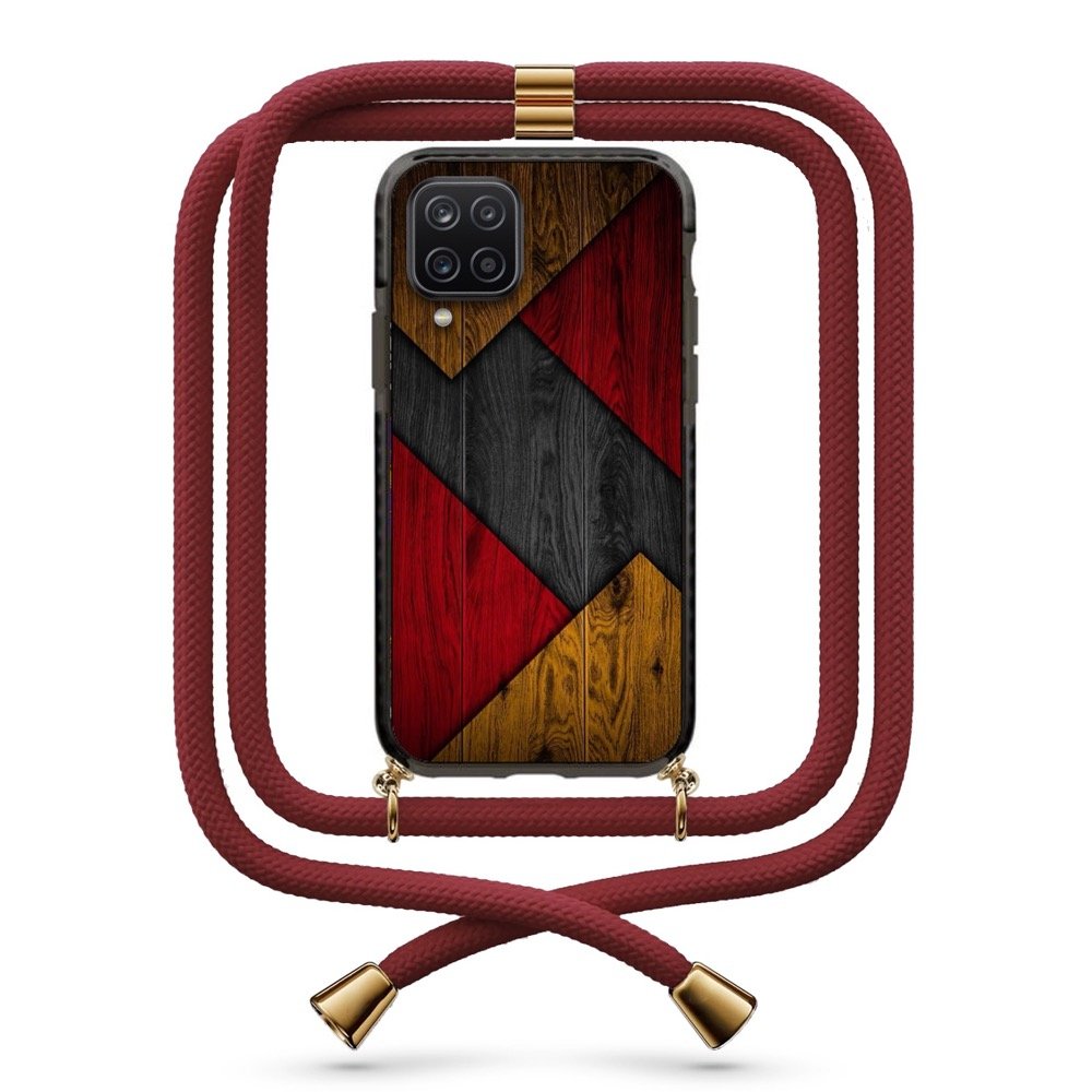 Shapes θήκη με κορδόνι & σχέδιο 9911 για Galaxy A12