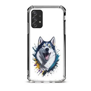 Wolf θήκη διάφανη & σχέδιο  d1021 γιά Galaxy A52s