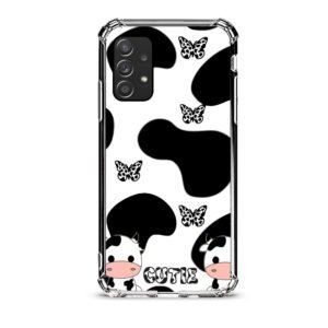 Cow print θήκη διάφανη & σχέδιο  d1077 γιά Galaxy A52s