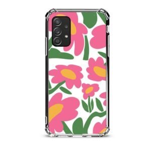 Floral θήκη διάφανη & σχέδιο  d1100 γιά Galaxy A52s