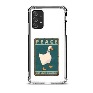 No piece duck θήκη διάφανη & σχέδιο  d1107 γιά Galaxy A52s