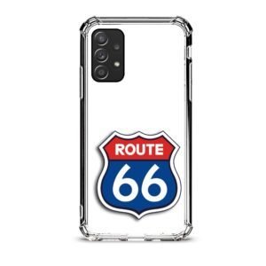 Route 66 θήκη διάφανη & σχέδιο  d1108 γιά Galaxy A52s