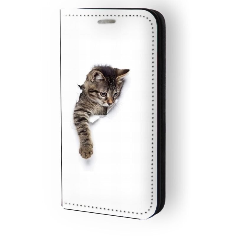 Θήκη book με σχέδιο cat out of wall 91945 για iPhone 11 Pro Max