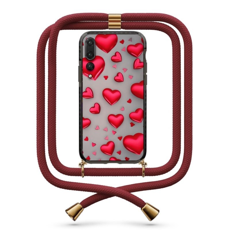 Hearts θήκη με κορδόνι & σχέδιο 9913 για Huawei P20 Pro