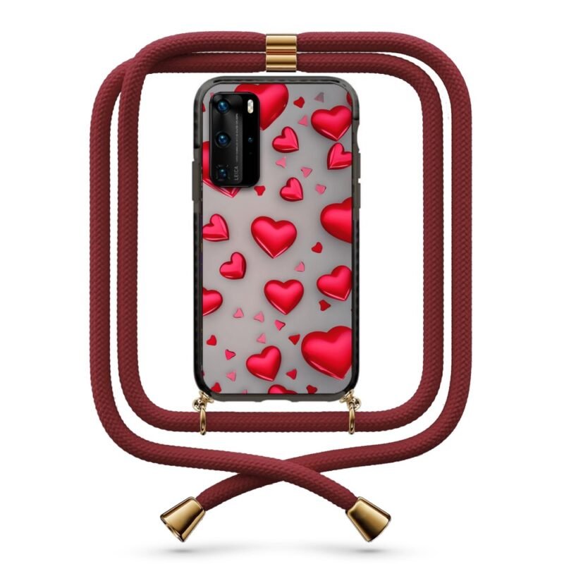 Hearts θήκη με κορδόνι & σχέδιο 9913 για Huawei P40 Pro