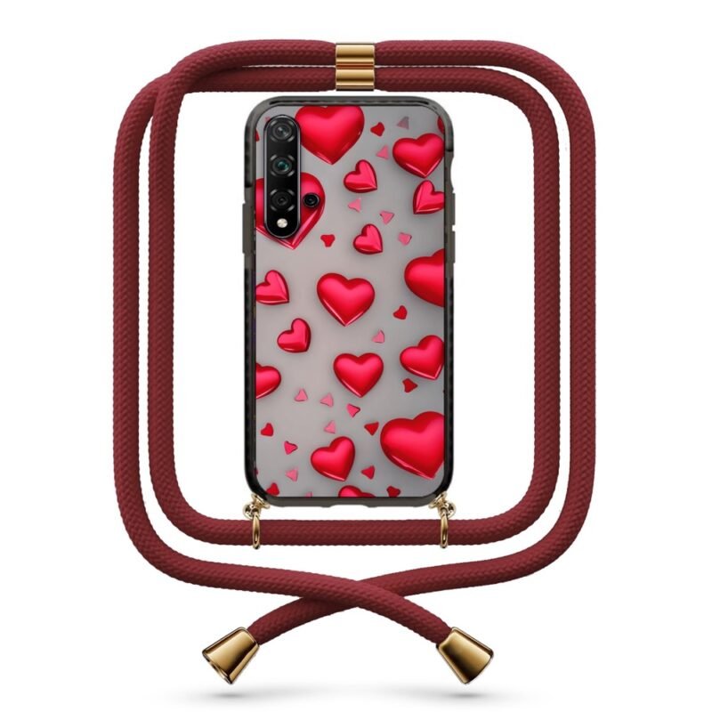 Hearts θήκη με κορδόνι & σχέδιο 9913 για Huawei Nova 5T