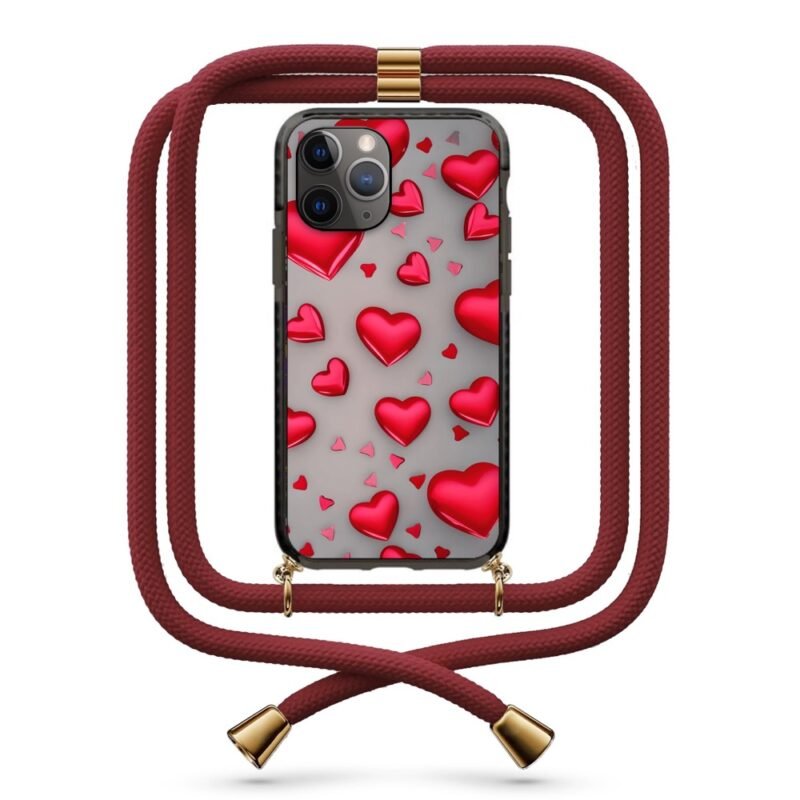 Hearts θήκη κινητού με κορδόνι 9913 γιά iPhone 11 Pro