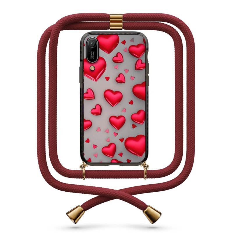 Hearts θήκη με κορδόνι & σχέδιο 9913 για Huawei Y6 2019
