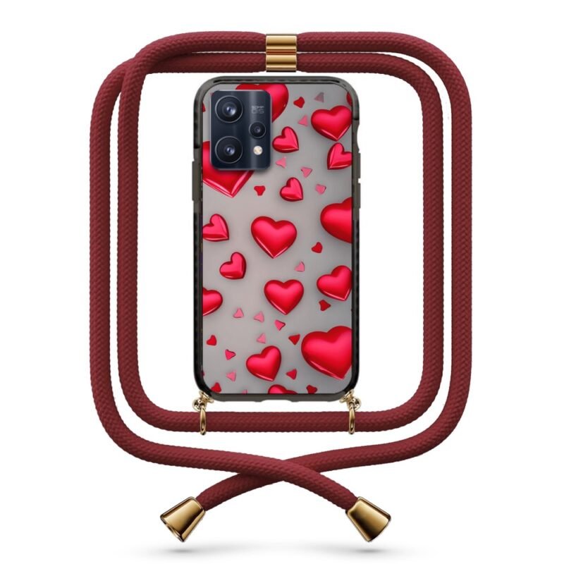Hearts θήκη με κορδόνι & σχέδιο 9913 για Realme 9 Pro Plus