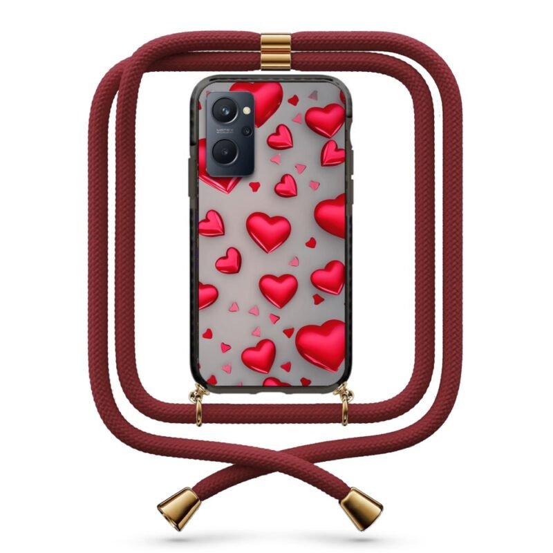 Hearts θήκη με κορδόνι & σχέδιο 9913 για Realme 9i