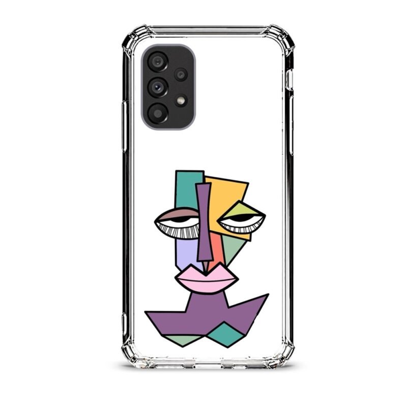 Shape face θήκη διάφανη & σχέδιο  d1026 γιά Galaxy A53