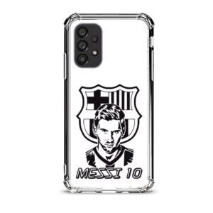 Messi Barcelona θήκη διάφανη & σχέδιο  d1043 γιά Galaxy A53