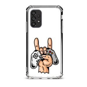 Video game life θήκη διάφανη & σχέδιο  d1052 γιά Galaxy A53