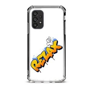 Relax θήκη διάφανη & σχέδιο  d1058 γιά Galaxy A53