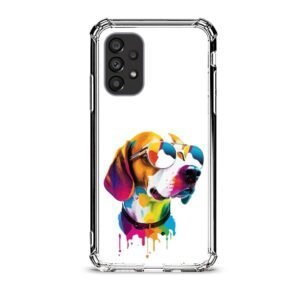 Colorful dog θήκη διάφανη & σχέδιο  d1081 γιά Galaxy A53