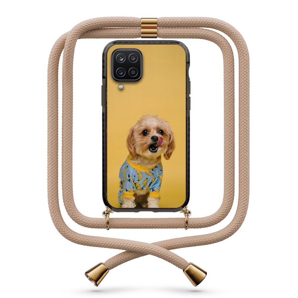 Dressed dog θήκη με κορδόνι & σχέδιο 9914 για Galaxy A12