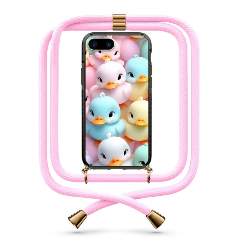 Ducks θήκη κινητού με κορδόνι 9822 γιά iPhone 7 Plus /8 Plus