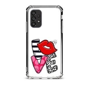 Love θήκη διάφανη & σχέδιο  d1097 γιά Galaxy A53