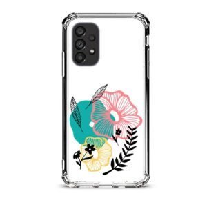 Flowers θήκη διάφανη & σχέδιο  d1098 γιά Galaxy A53