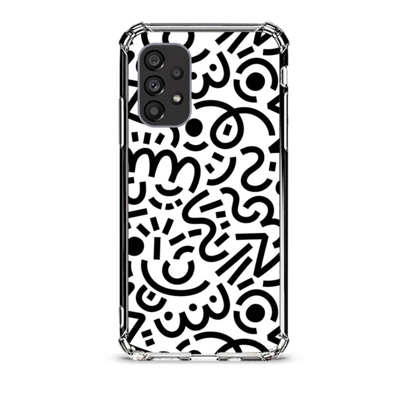 Abstract pattern θήκη διάφανη & σχέδιο  d1101 γιά Galaxy A53