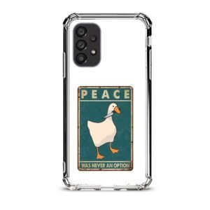No piece duck θήκη διάφανη & σχέδιο  d1107 γιά Galaxy A53