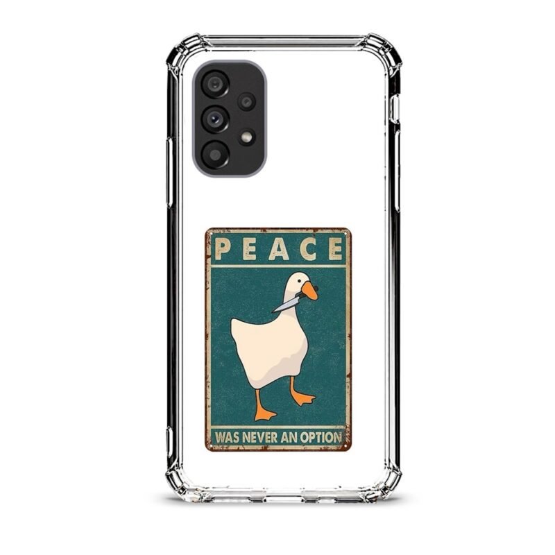 No piece duck θήκη διάφανη & σχέδιο  d1107 γιά Galaxy A53