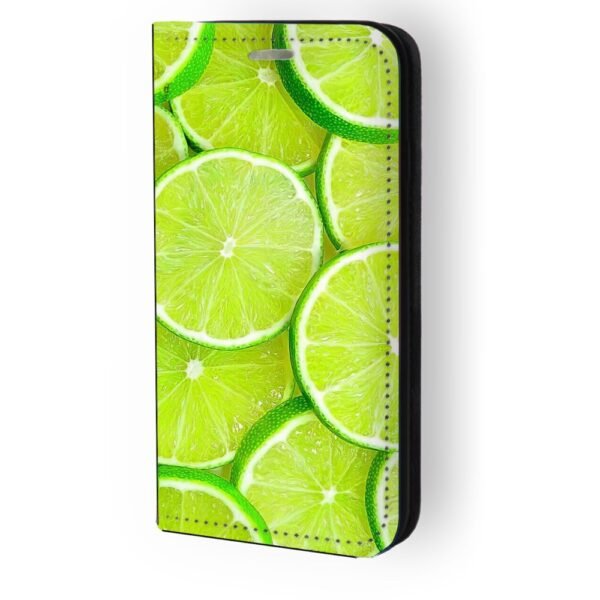 Θήκη book με σχέδιο lime 91960 για iPhone 12/12 Pro