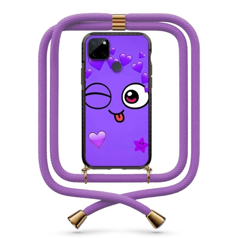 Cocky face θήκη με κορδόνι & σχέδιο 9843 για Realme C21Y