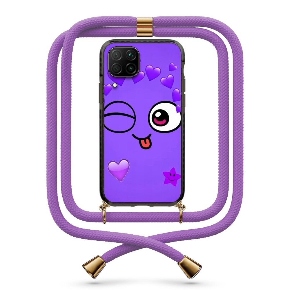 Cocky face θήκη με κορδόνι & σχέδιο 9843 για Huawei P40 Lite