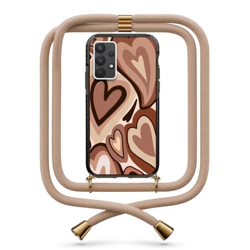Hearts θήκη με κορδόνι & σχέδιο 9915 για Galaxy A32 4G