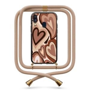 Hearts θήκη με κορδόνι & σχέδιο 9915 για Galaxy A40