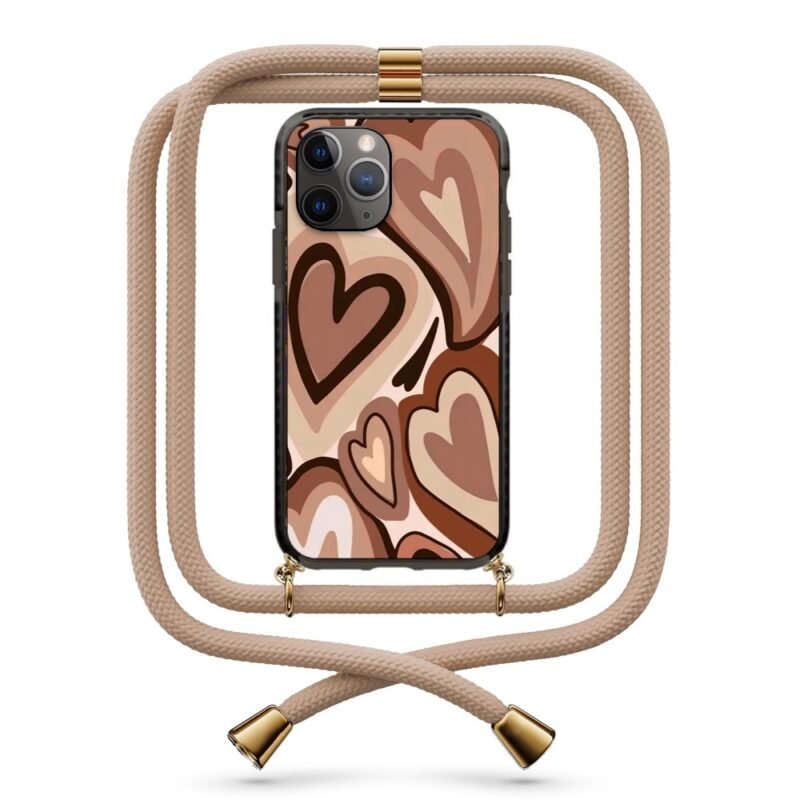 Hearts θήκη κινητού με κορδόνι 9915 γιά iPhone 11 Pro Max