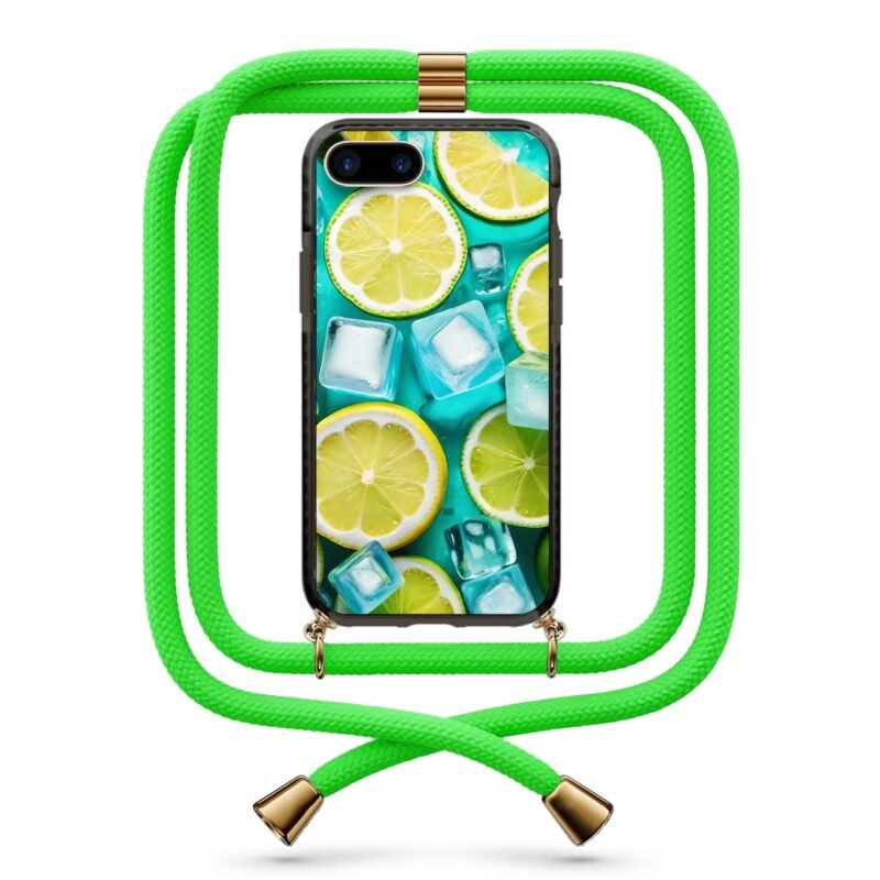 Ice lime θήκη κινητού με κορδόνι 9823 γιά iPhone 7 Plus /8 Plus