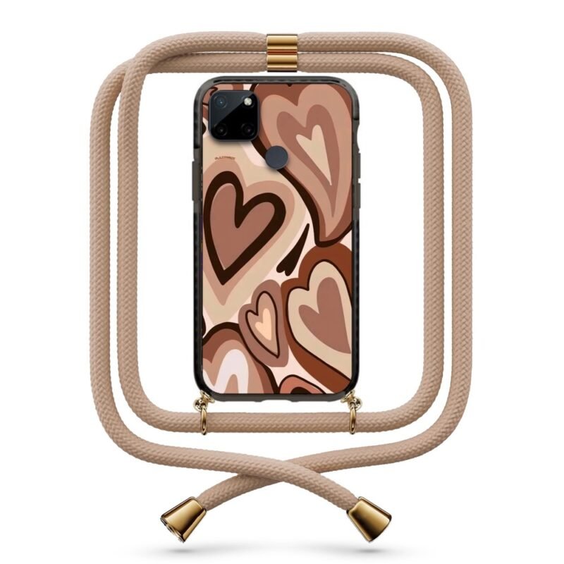 Hearts θήκη με κορδόνι & σχέδιο 9915 για Realme C21Y